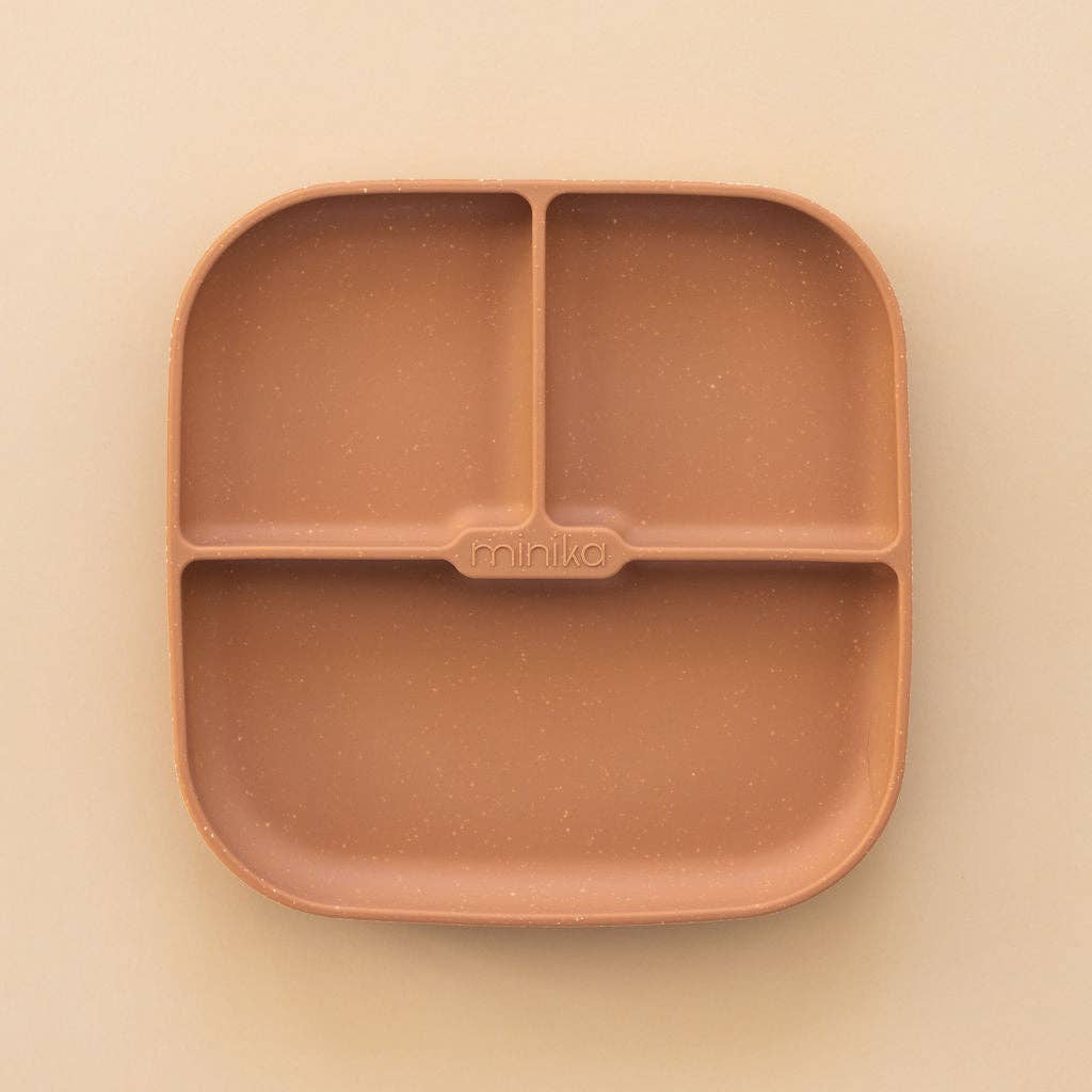 Silicone plate - Almond