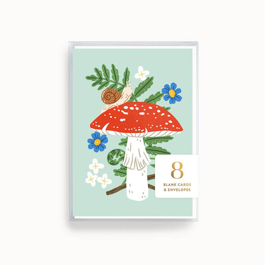 Woodland Mushroom | Mini Card | Boxed Set of 8
