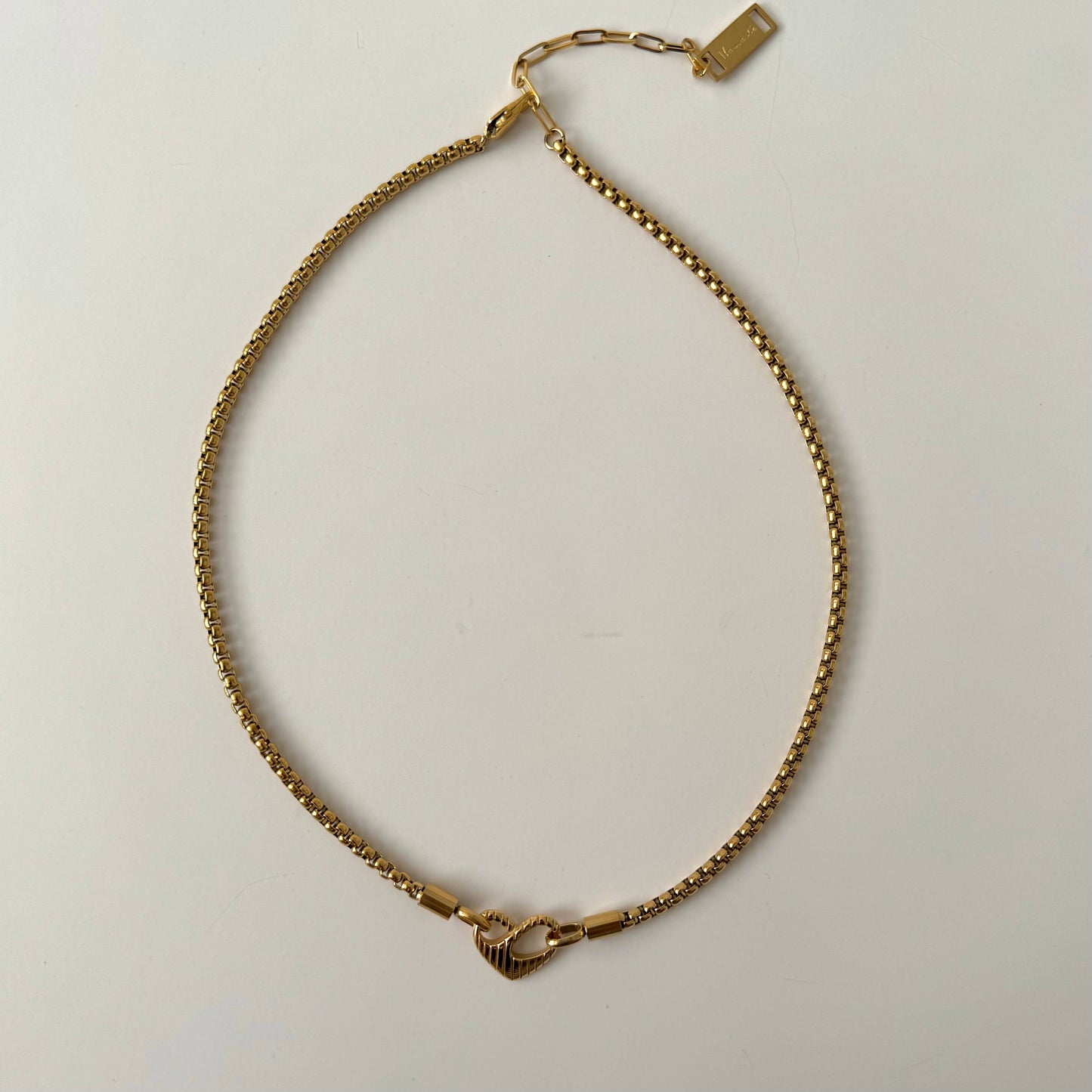Infinity Heart Necklace- Gold