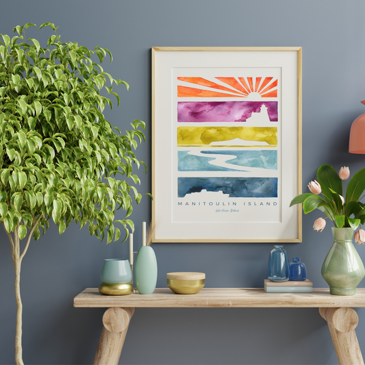 Manitoulin; Signature Spots / Watercolour Art Print