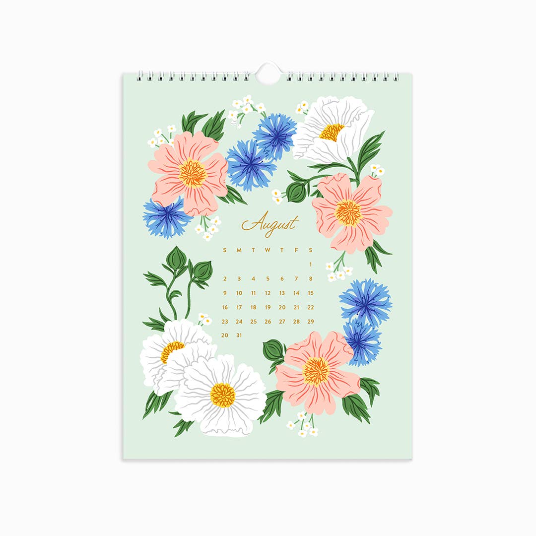 2026 A Year of Flowers | Wall Calendar