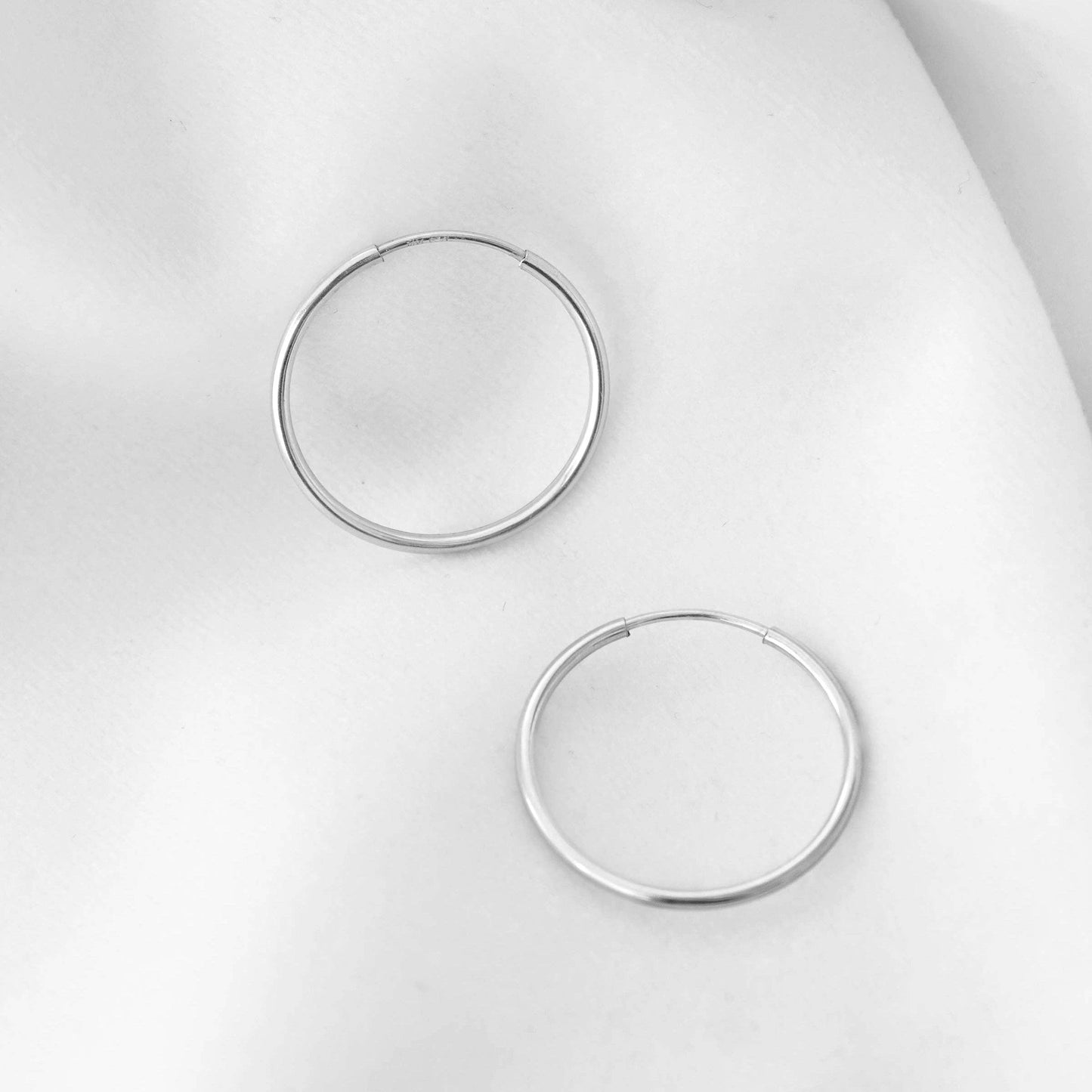 Thin Hoop Earrings