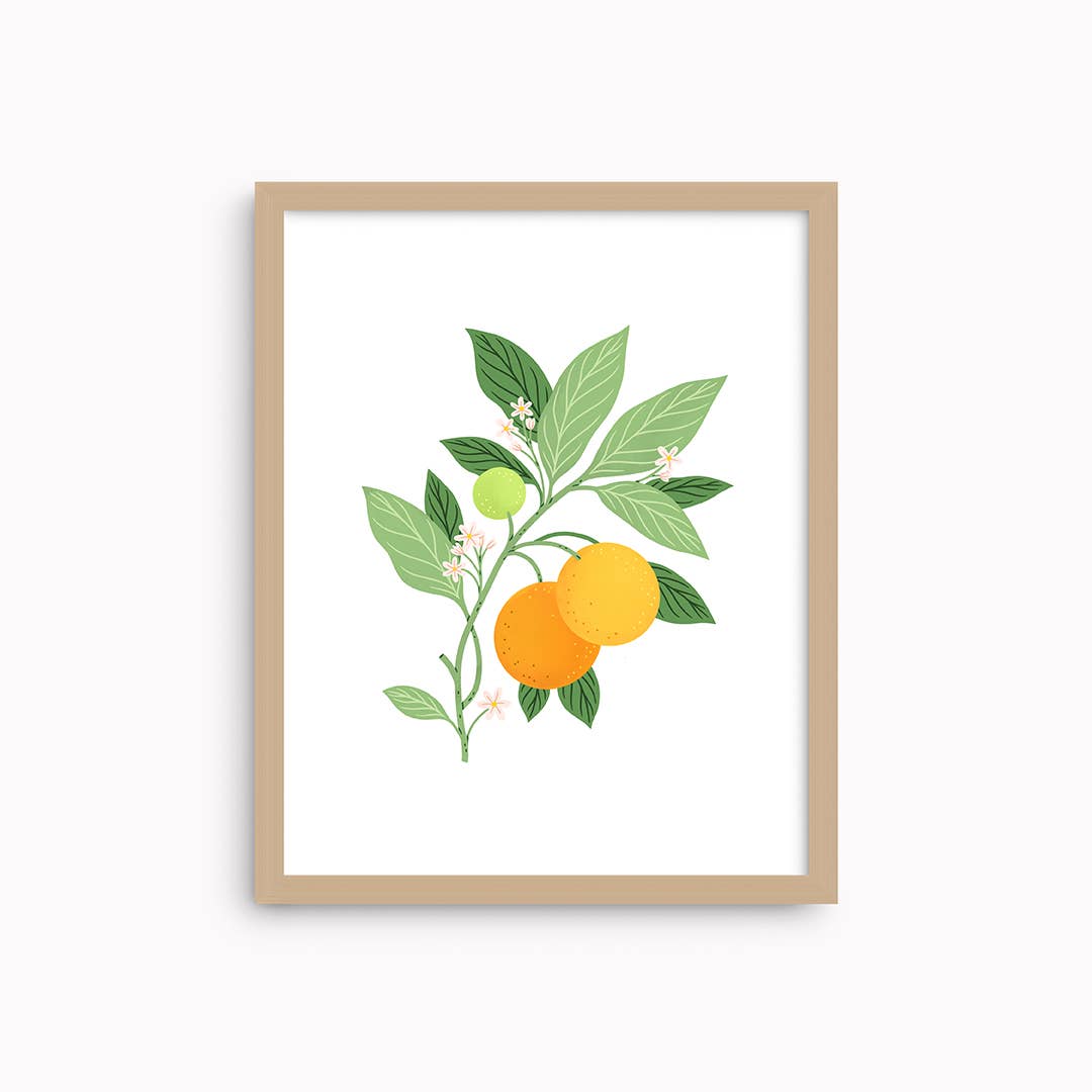 Orange Branch | Art Print