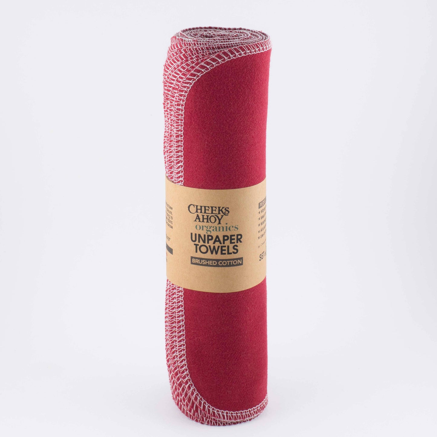 Non-Paper Towels - Organic Brushed Cotton