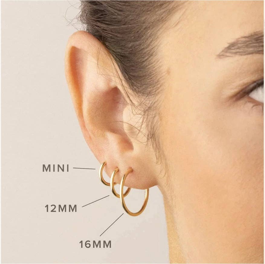 Thin Hoop Earrings