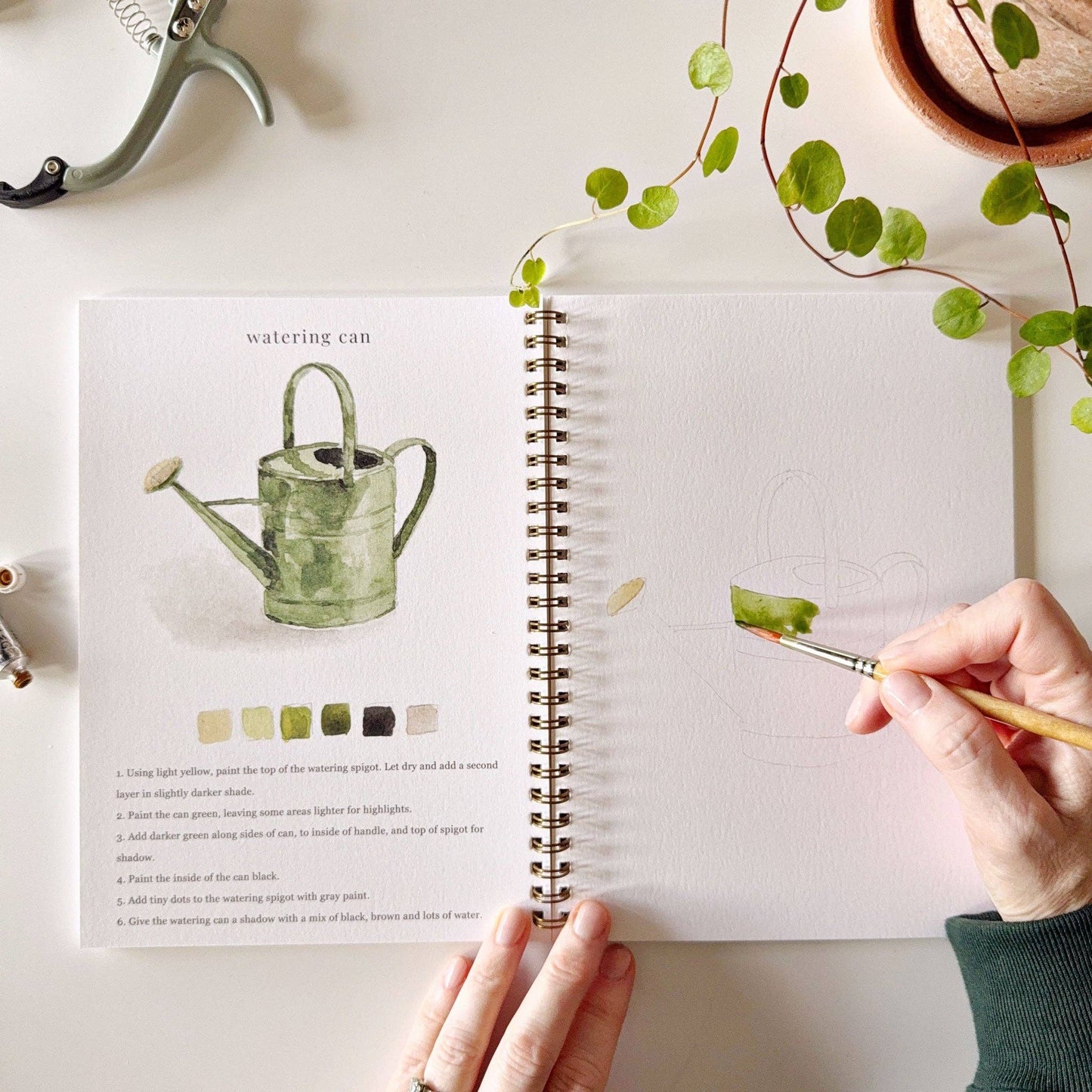 Garden Watercolour Workbook