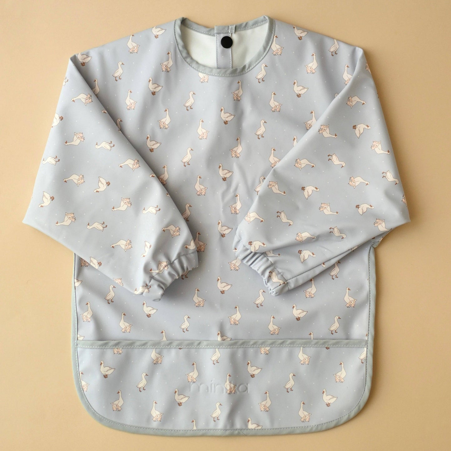 Long sleeve bib - Geese