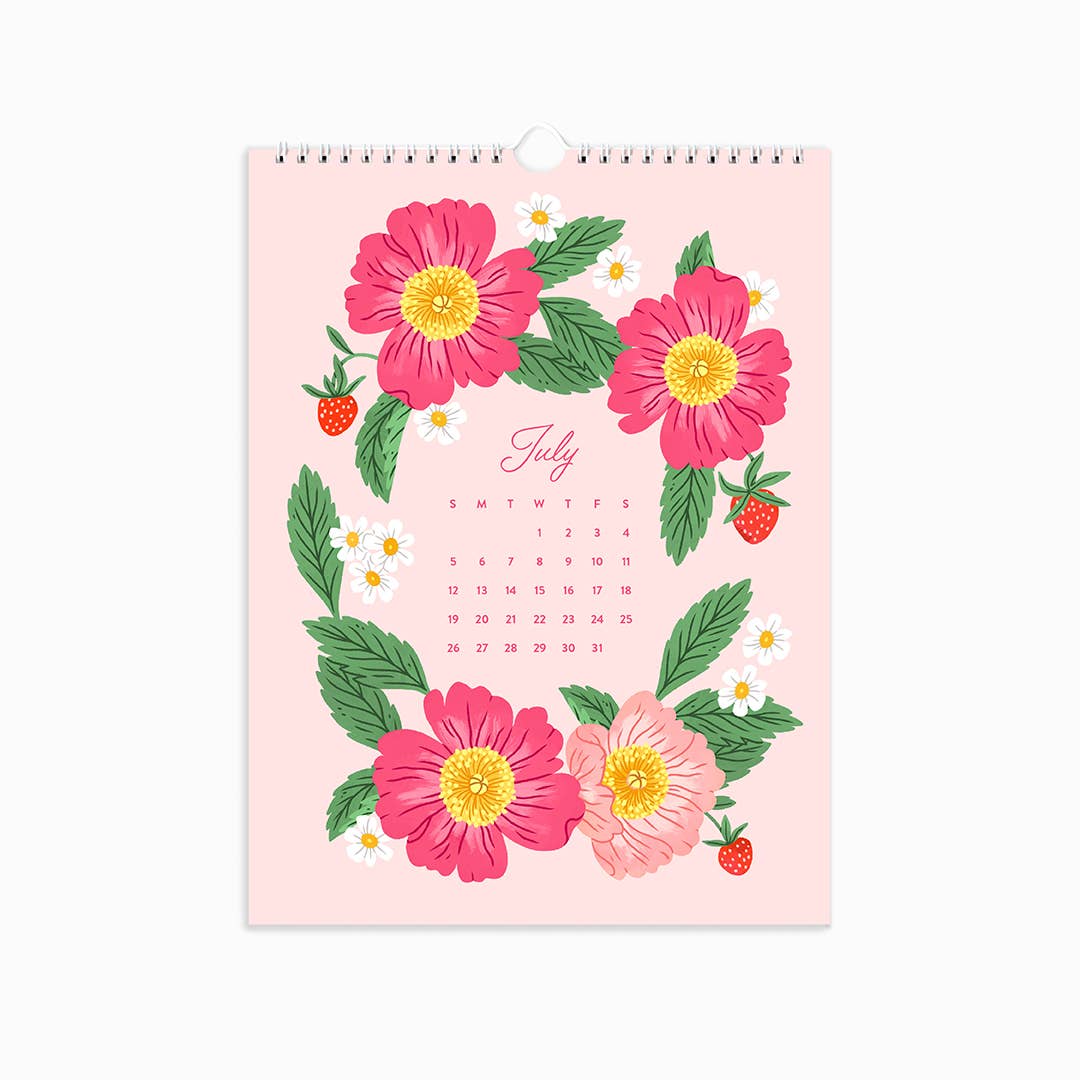 2026 A Year of Flowers | Wall Calendar