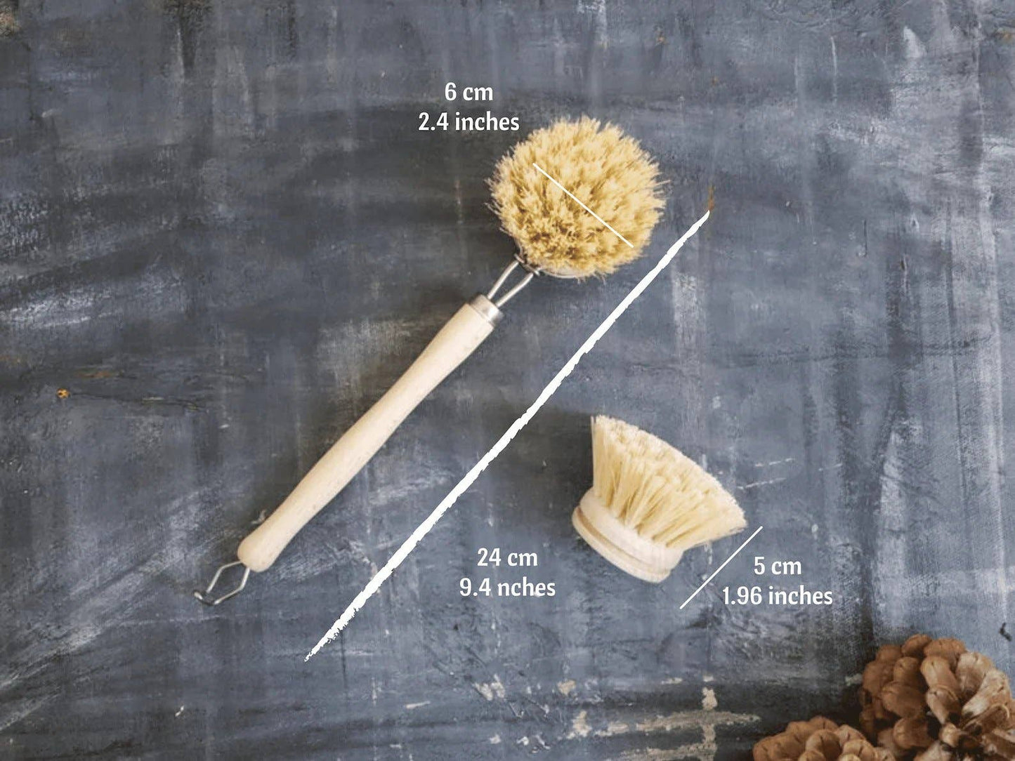 Sisal Dish Brush Refill (Brush Head Only)