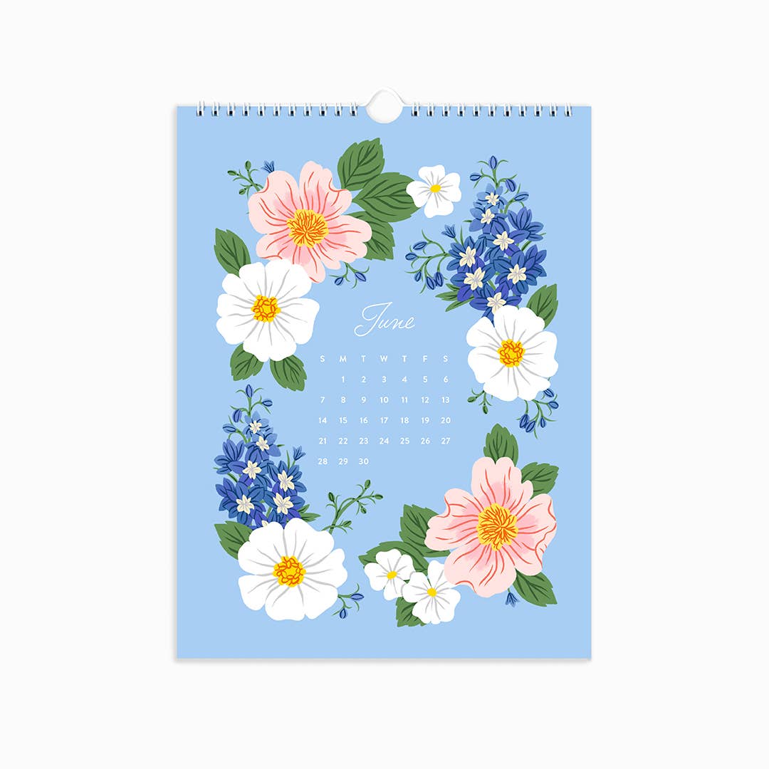 2026 A Year of Flowers | Wall Calendar