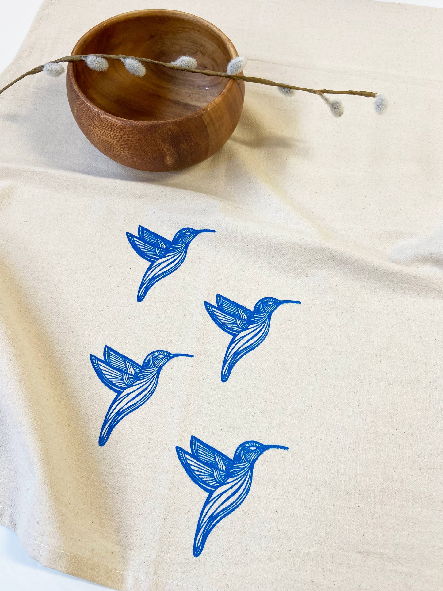 Hummingbirds Tea Towel