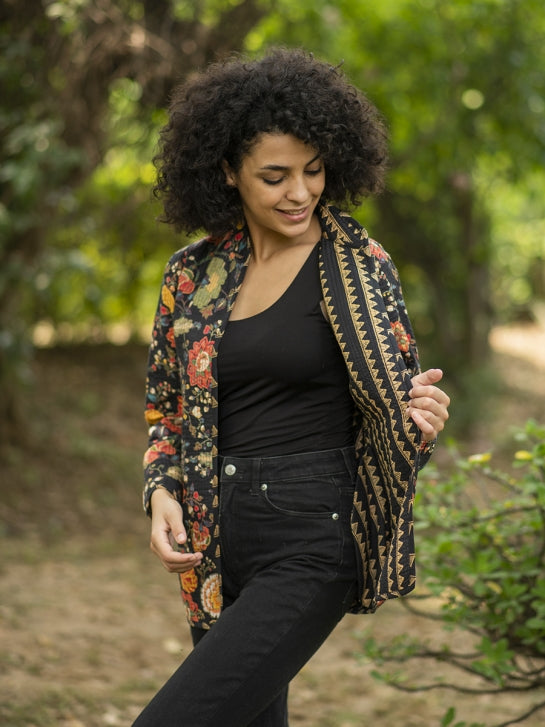 Malabar Black Reversible Jacket