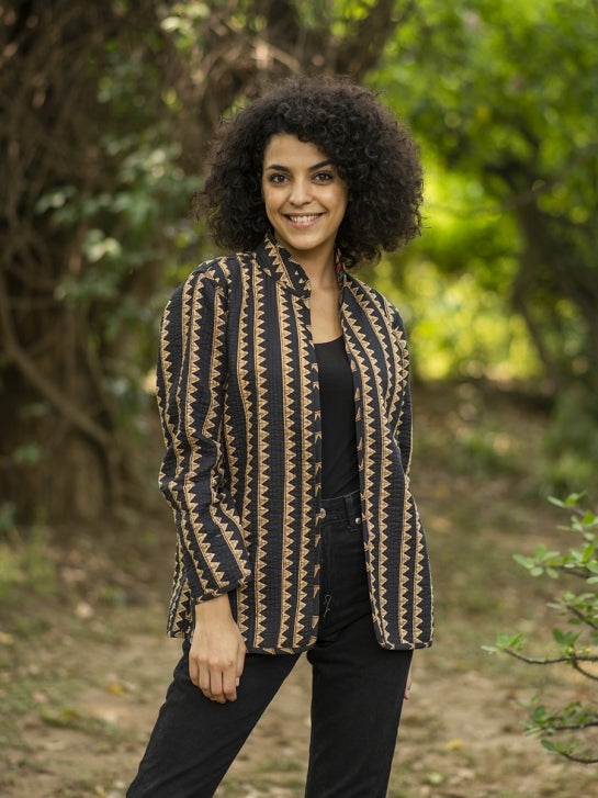 Malabar Black Reversible Jacket