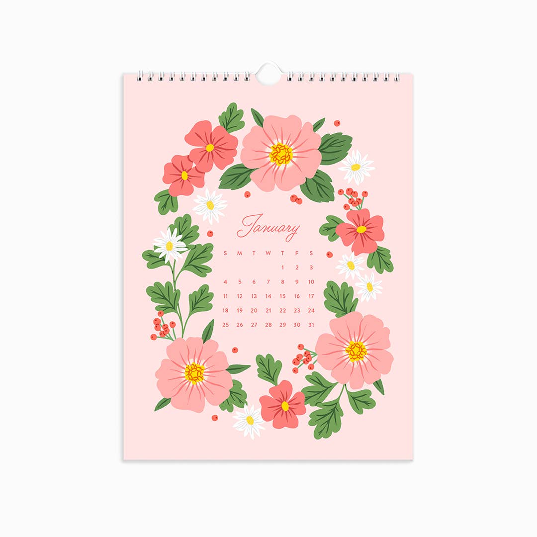 2026 A Year of Flowers | Wall Calendar