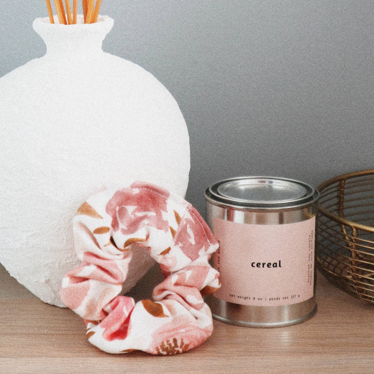 Organic Cotton Hair Scrunchie - Juliet Florals