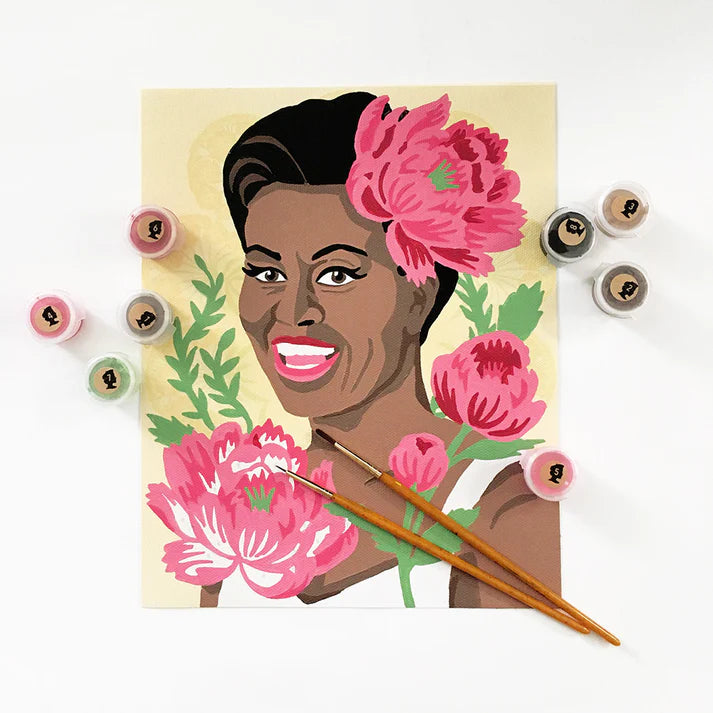 Michelle Obama Paint-By-Number Kit