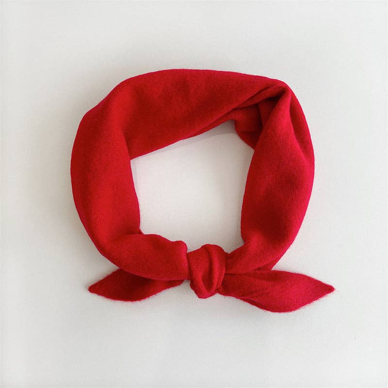 WOOL CRAVAT SCARF