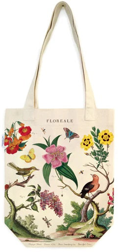 Cavallini Florale Tote Bag