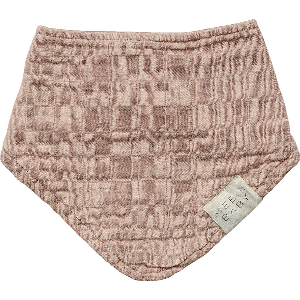 Dusty Pink Muslin Bib