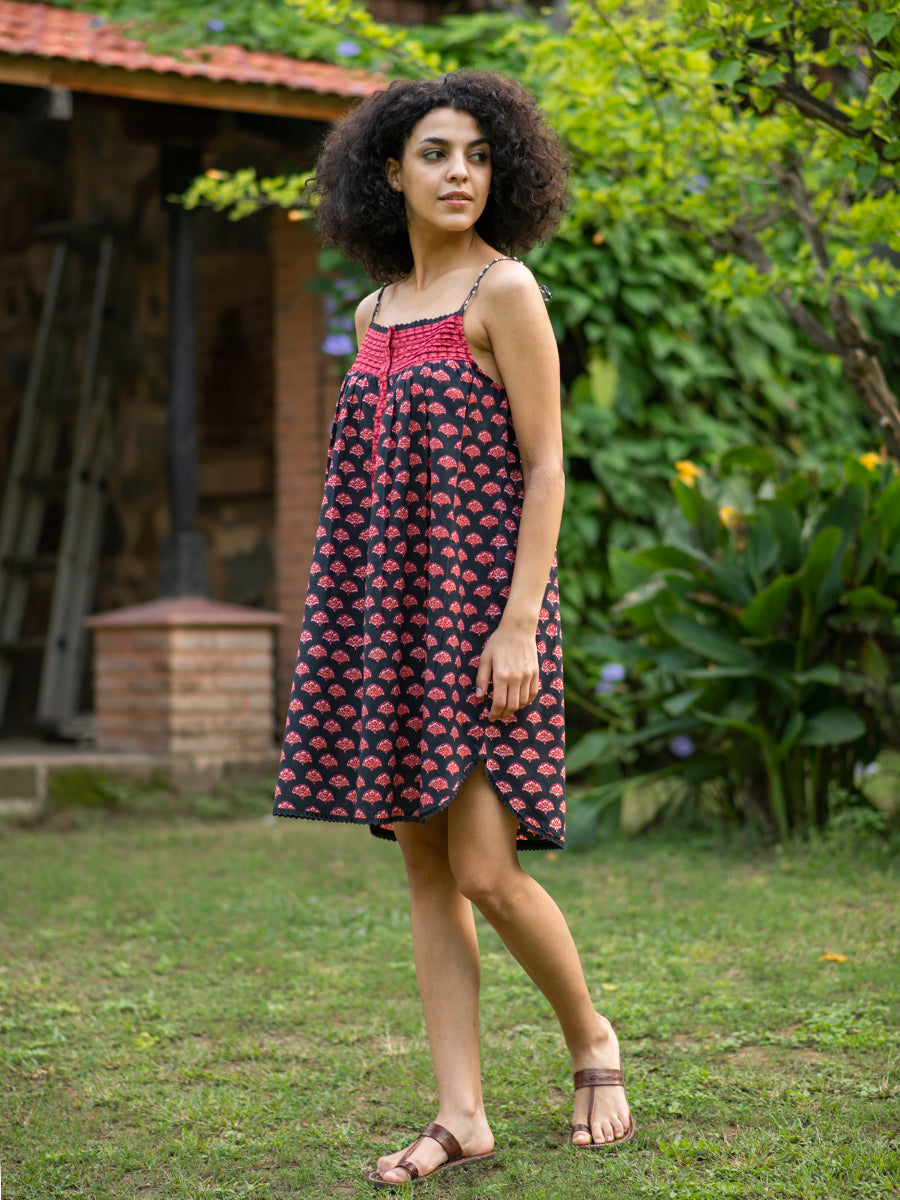 Olivia Nightdress - Pankha Black