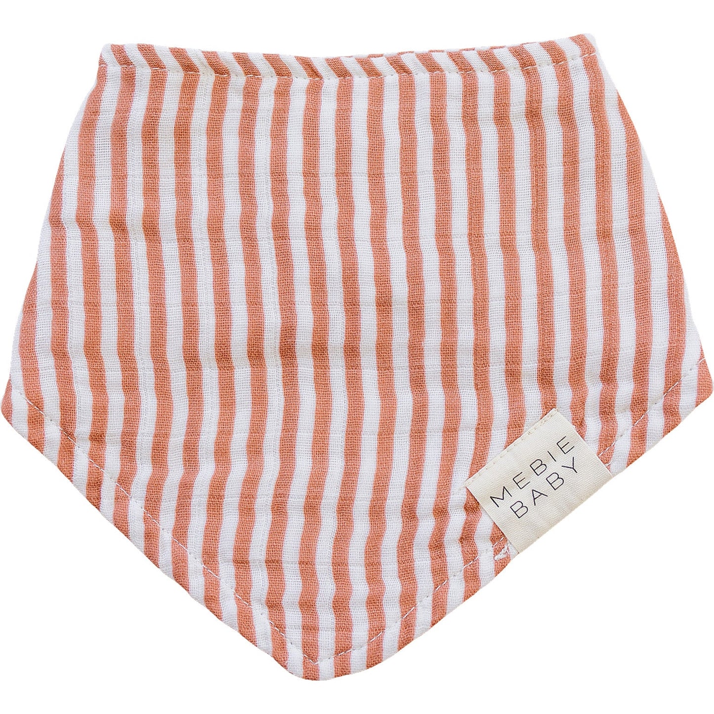 Muslin Bib - Pink Stripes