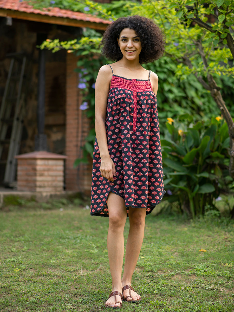 Olivia Nightdress - Pankha Black