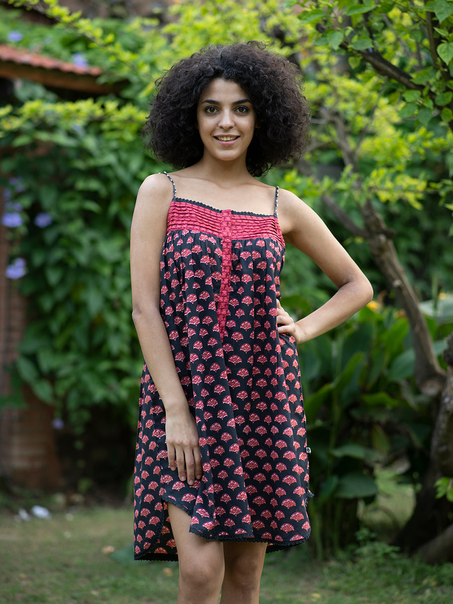 Olivia Nightdress - Pankha Black