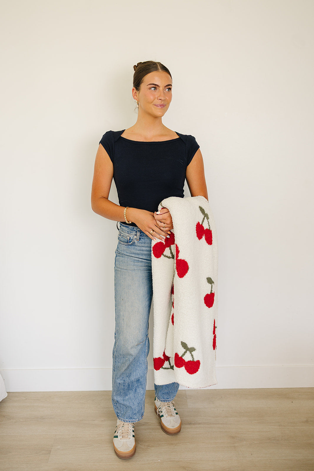Plush Blanket - Cherry