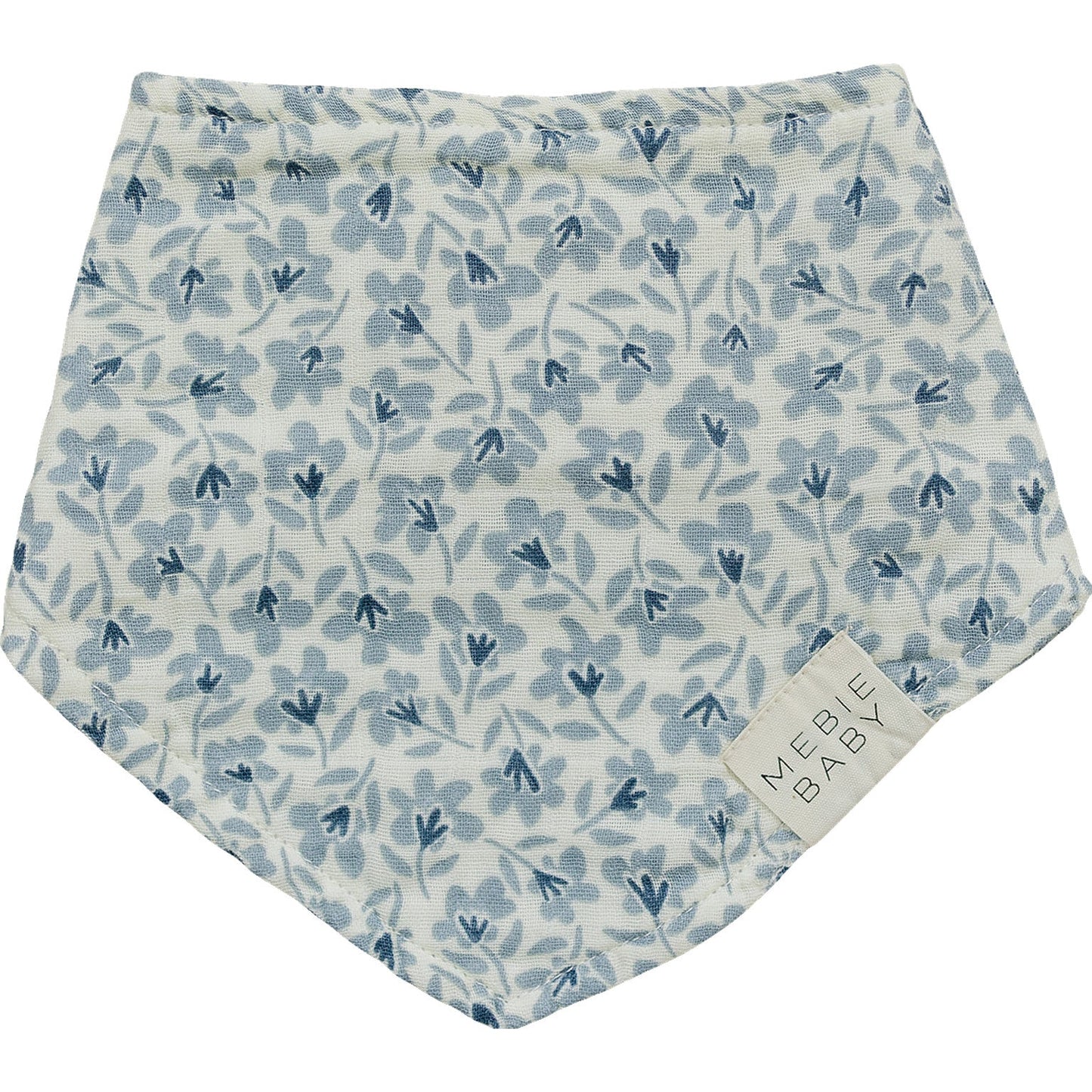 Muslin Bib - Blue Blossom