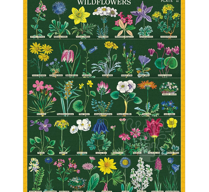 Wildflowers Dark Puzzle
