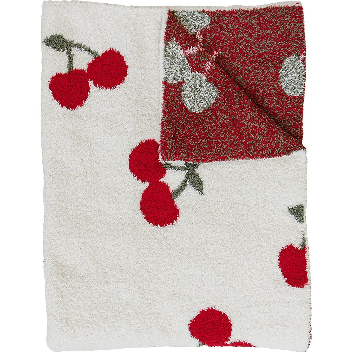 Plush Blanket - Cherry