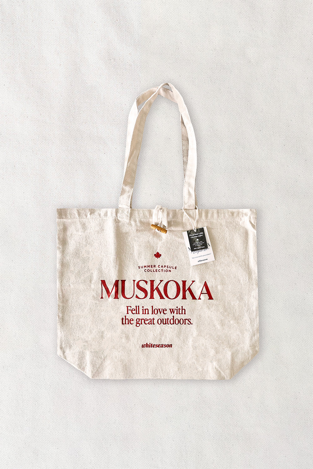 Muskoka Evergreen Love Toggle Tote - Limited Edition