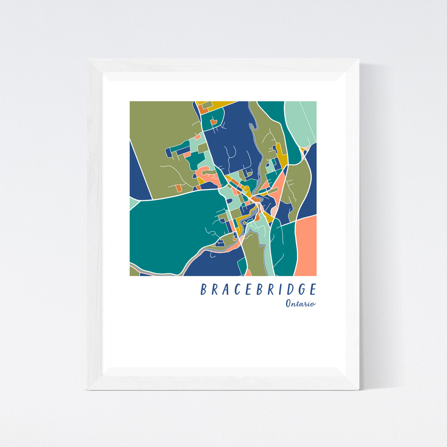 Bracebridge Map Print