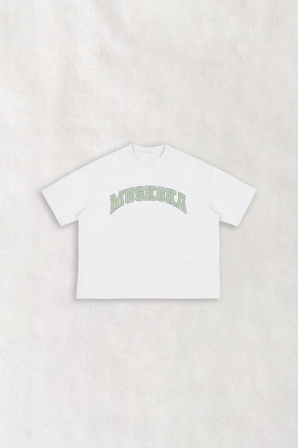 Muskoka Boxy Boyfriend Vintage Varsity Tee