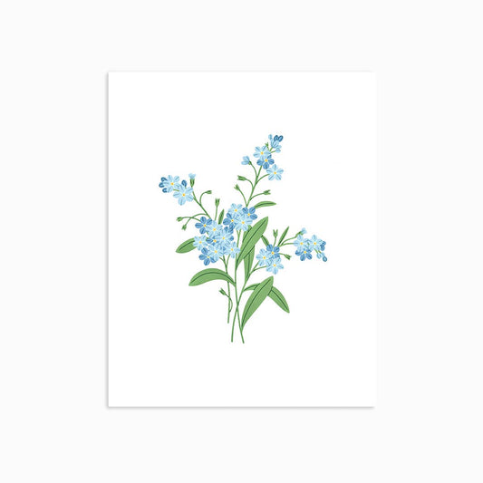 Forget-me-nots | Art Print