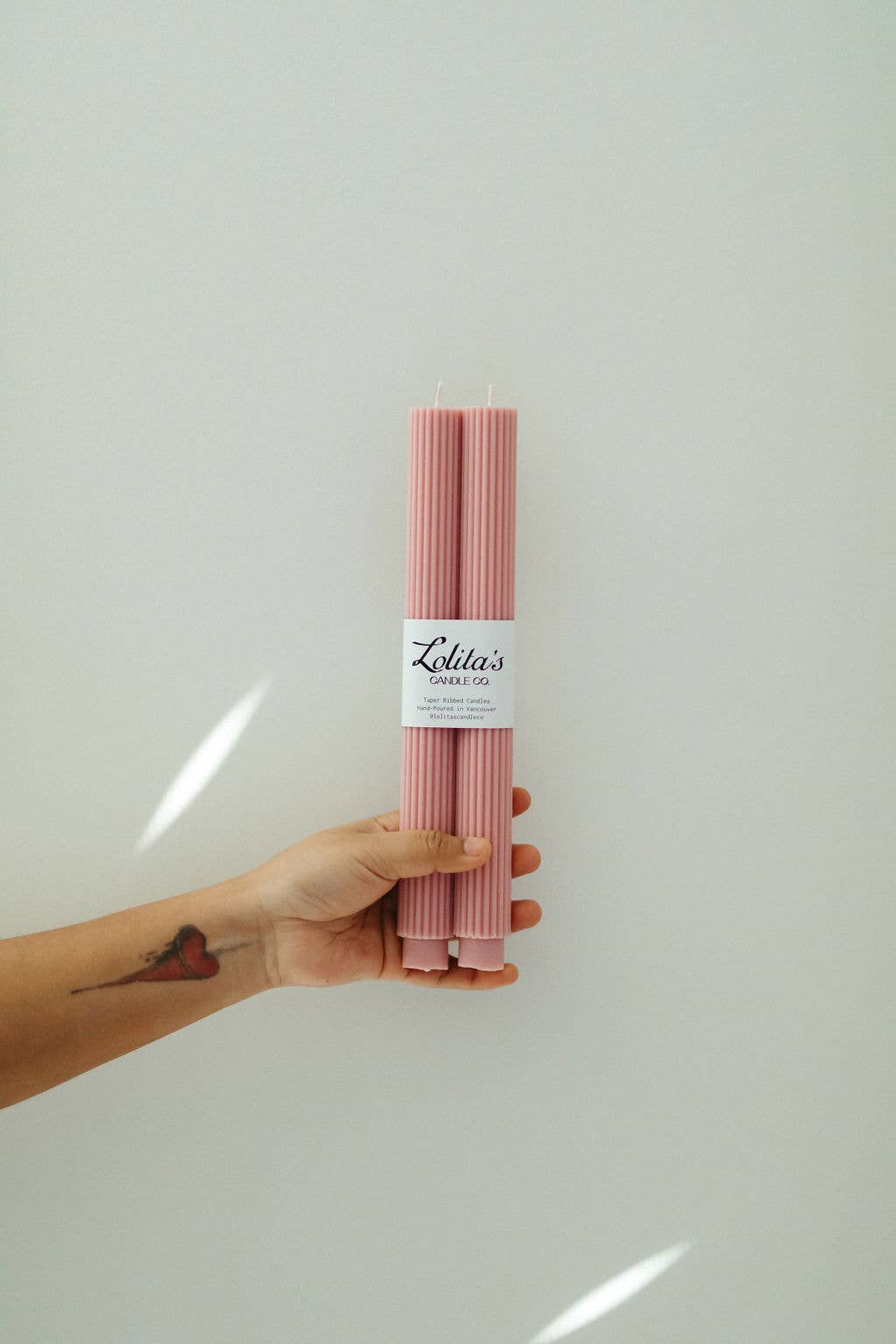 Rome Pillar Candle - Mauve