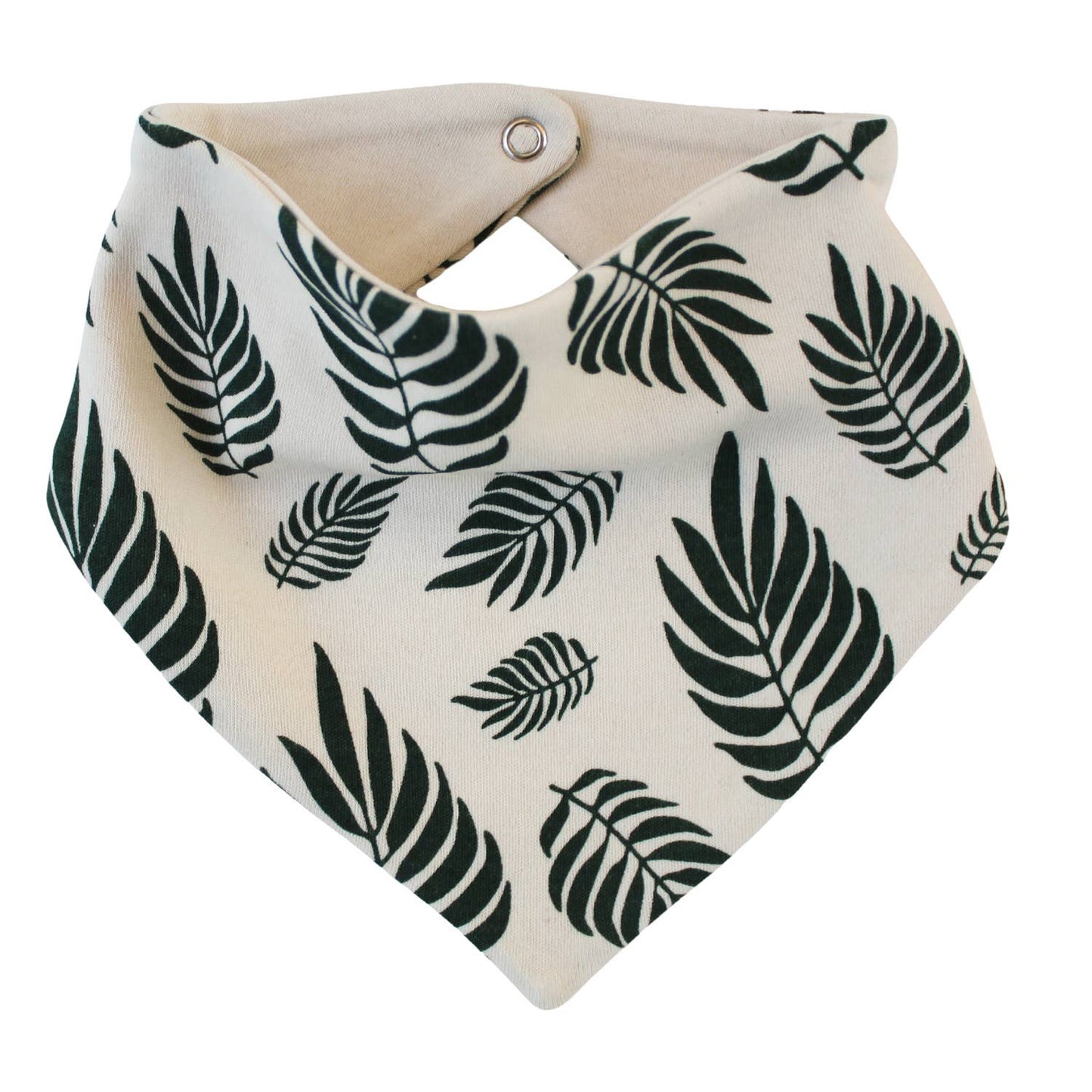 Palm Leaves Bandana Bib