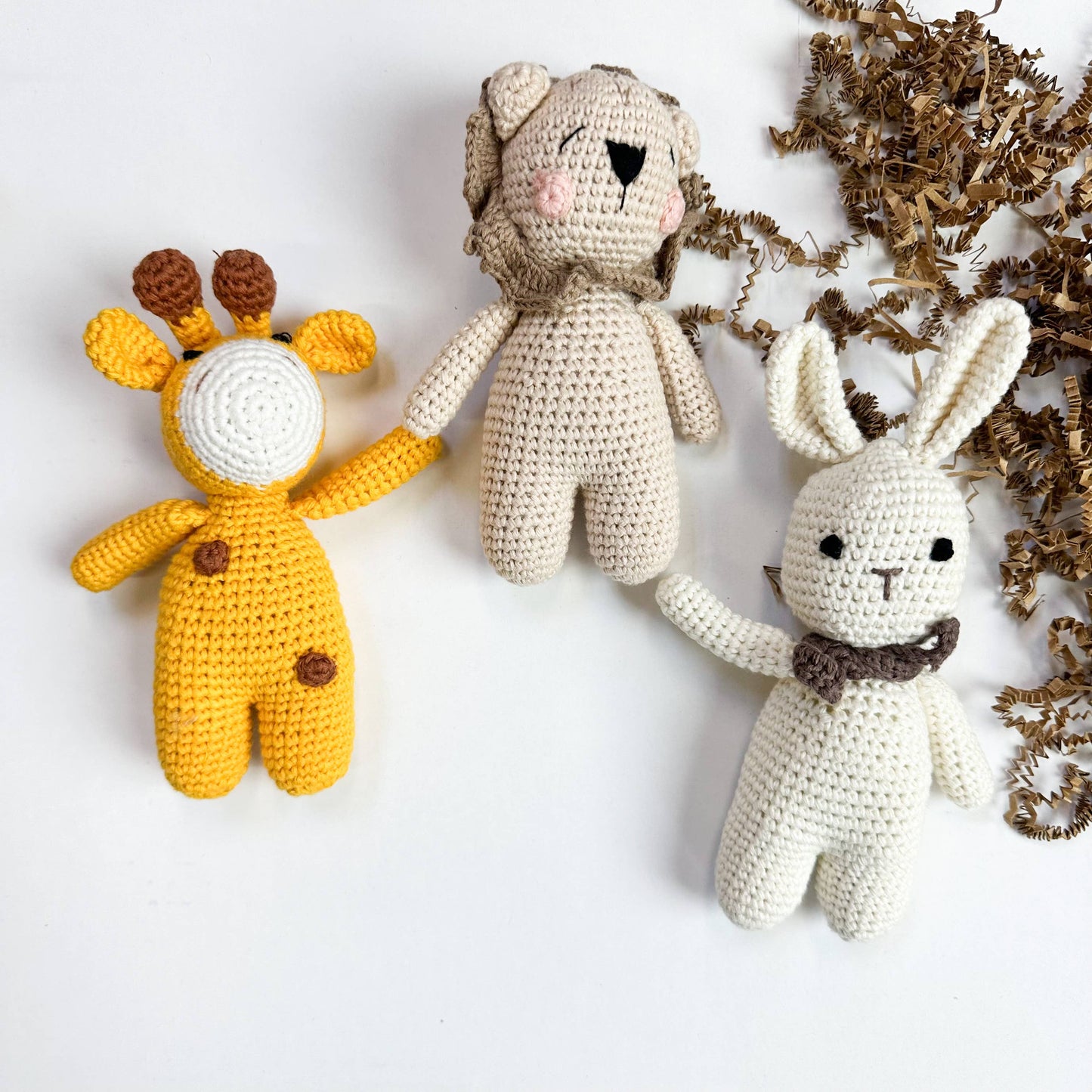 Handmade 100% Cotton Crochet Stuffed Animals