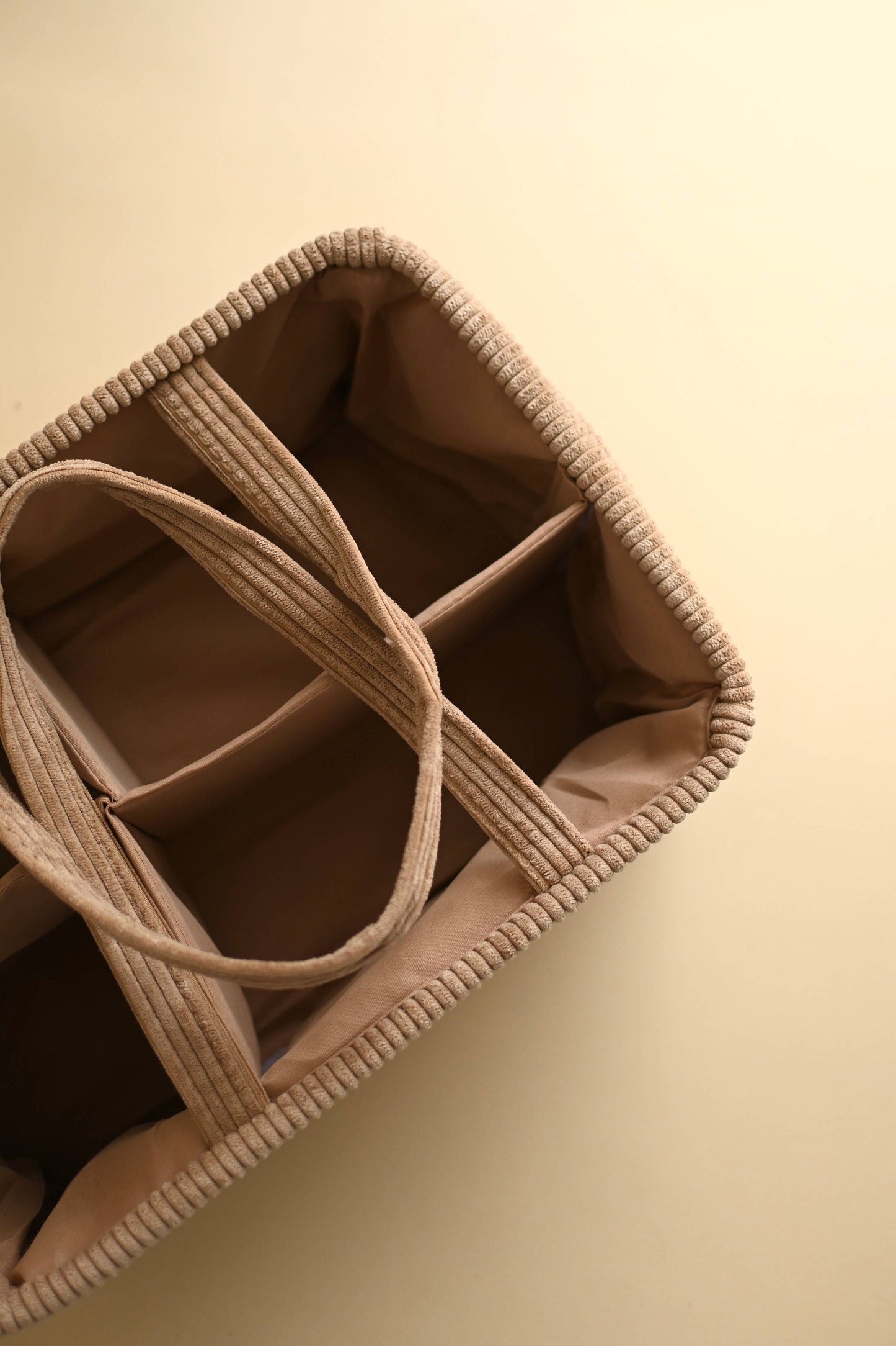 Diaper caddy - Almond