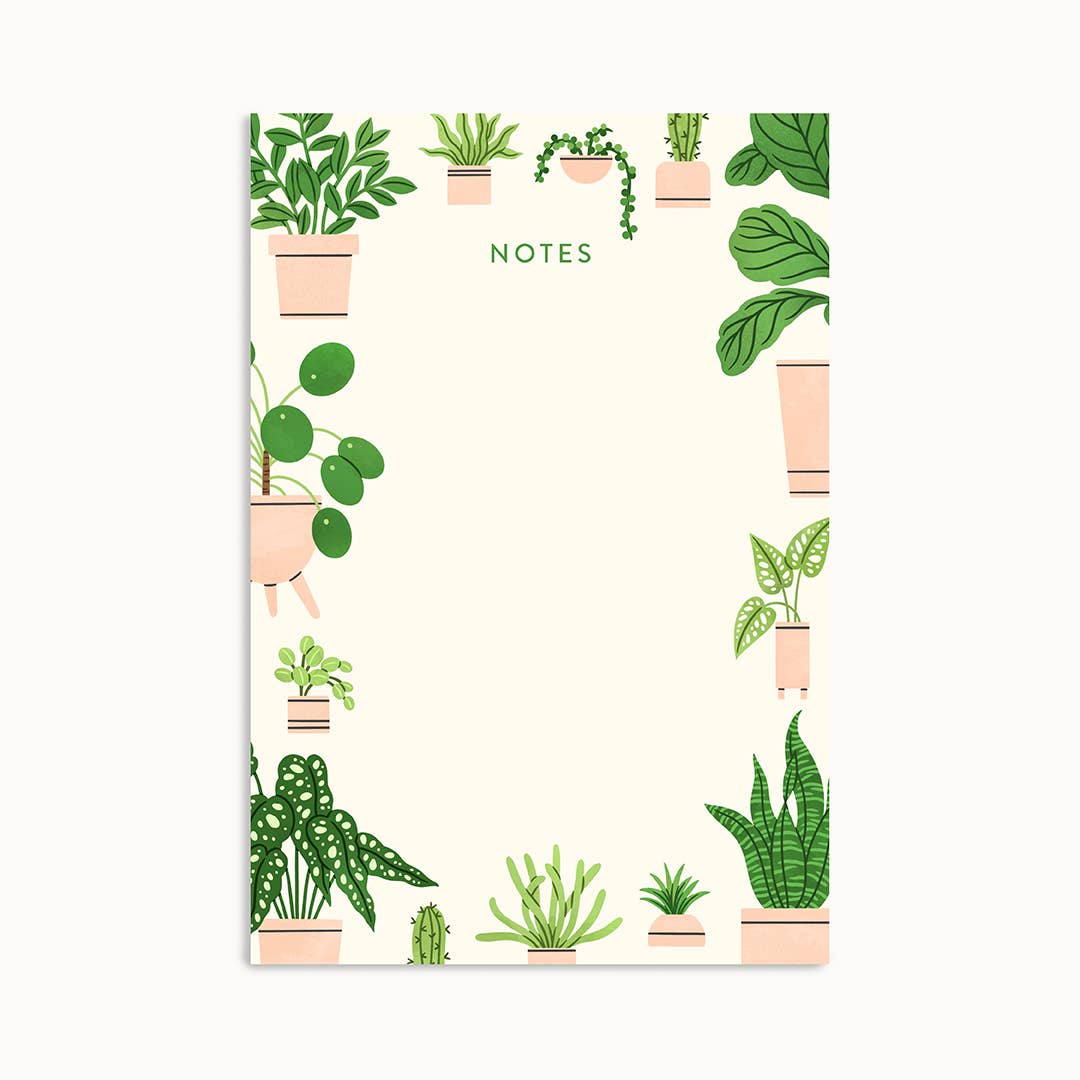 Cute Plant Notes.pdf Houseplants Notes | Notepad – Kala House of Colour