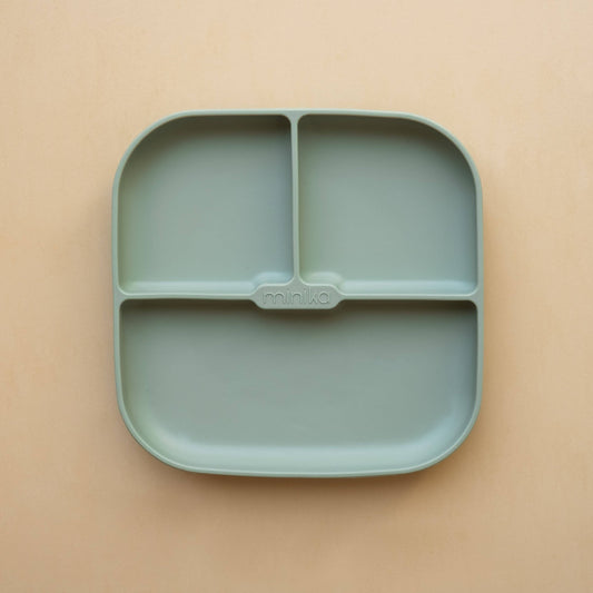 Silicone plate - Sage