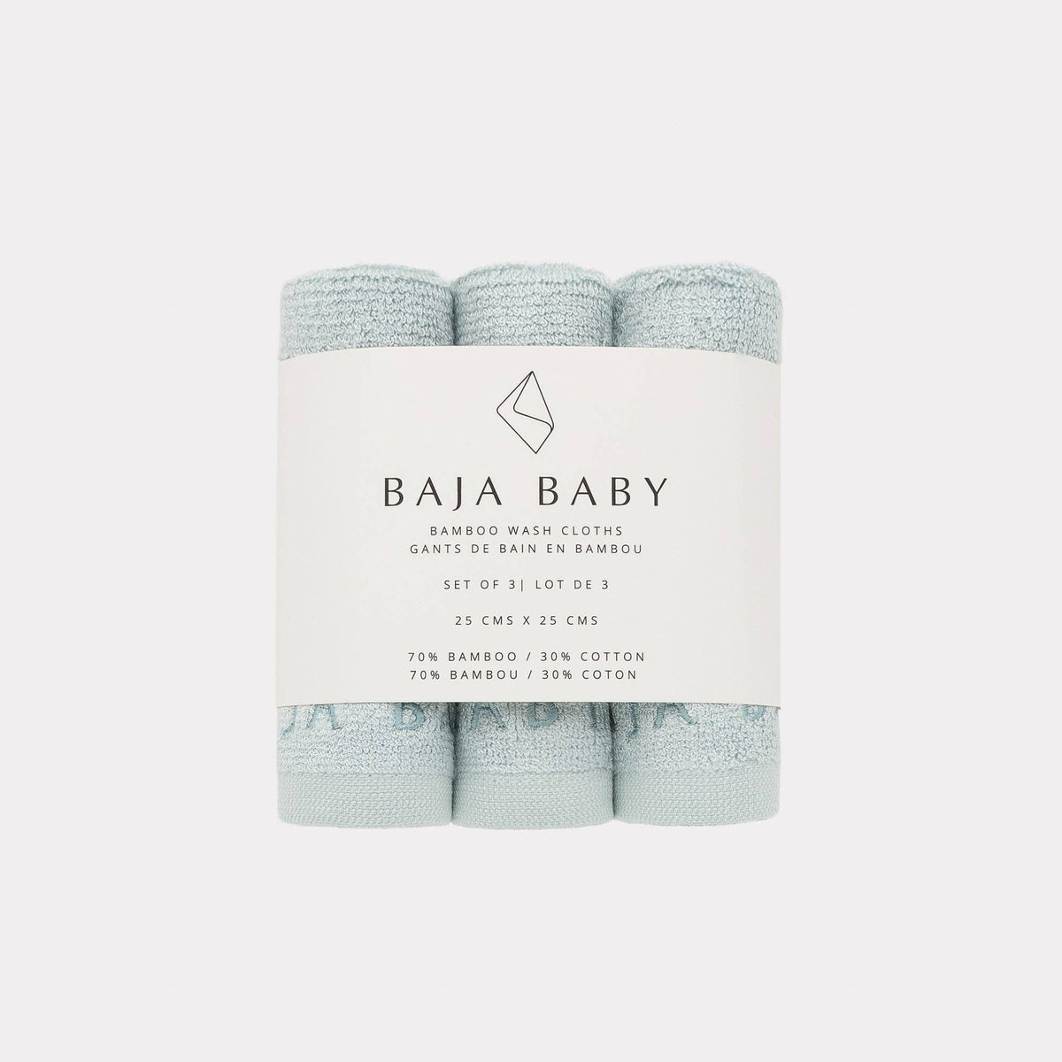 Bamboo/Cotton Wash Cloths | 3 Pack