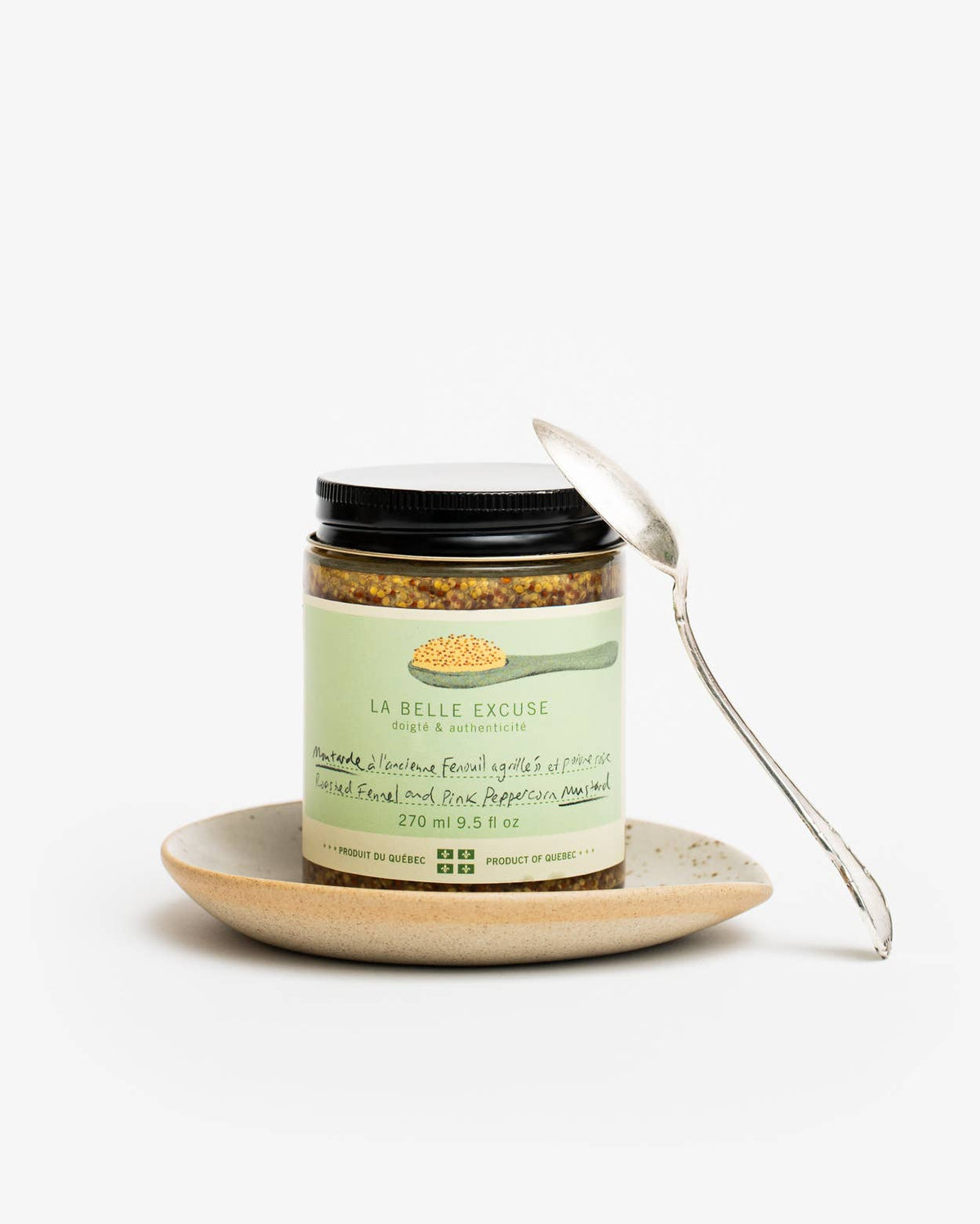 Old-Fashioned Mustard - Roasted Fennel and Pink Peppercorn