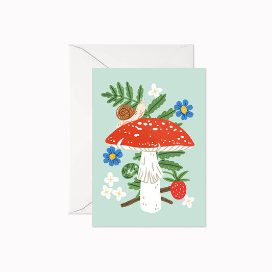 Woodland Mushroom | Mini Card 