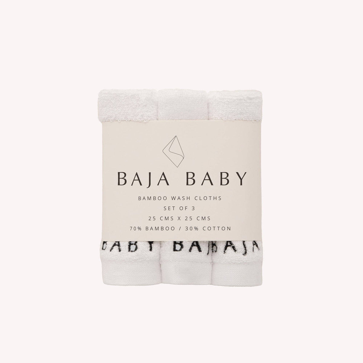 Bamboo/Cotton Wash Cloths | 3 Pack