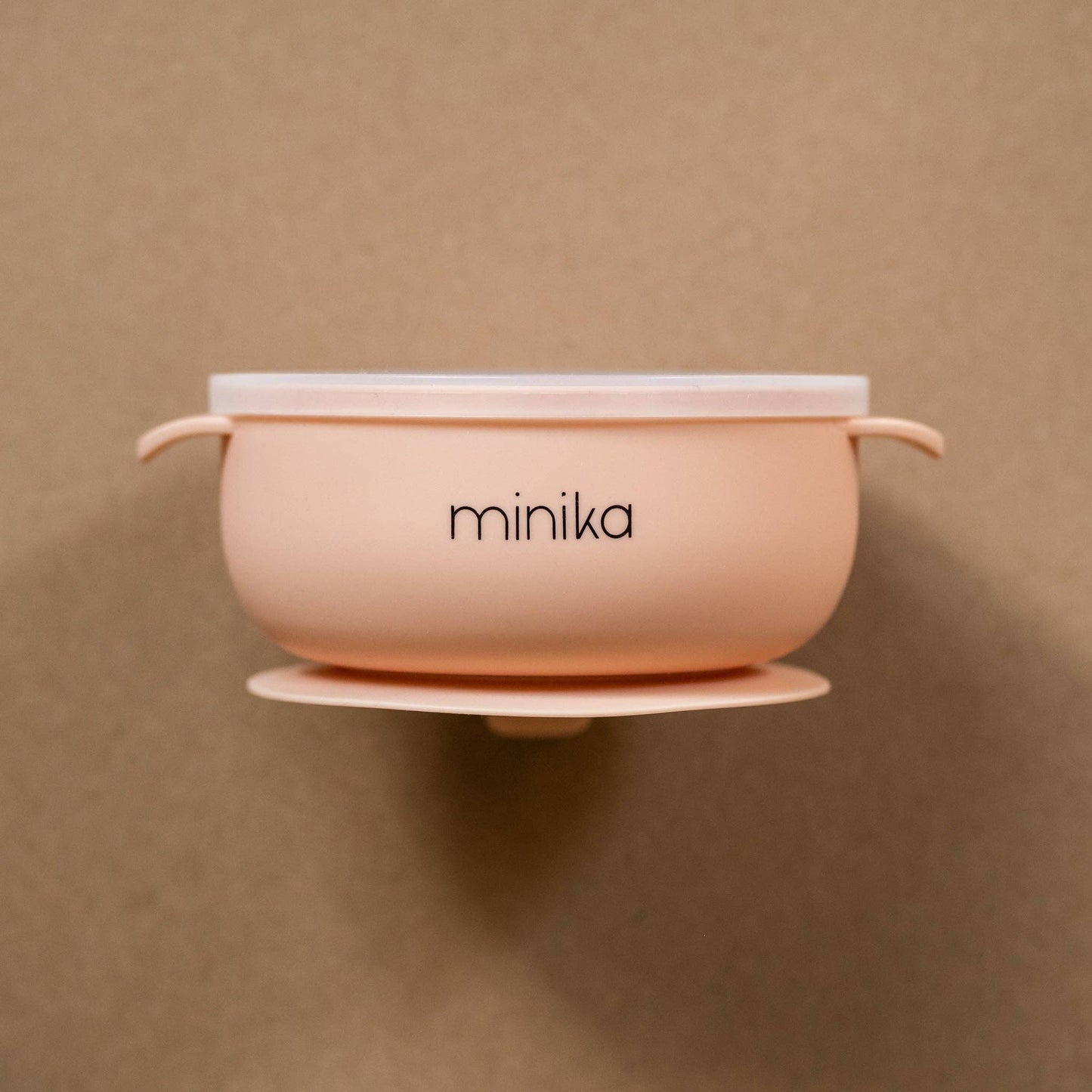 Silicone bowl with lid - Blush