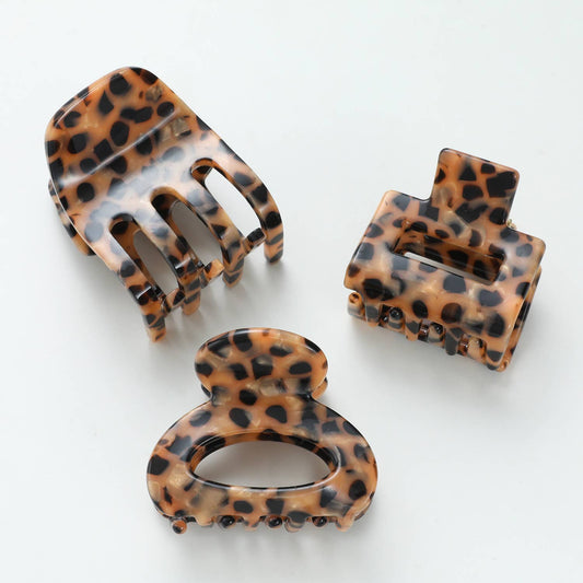 Wild Leopard Mini | Assorted Mini Claw Clips