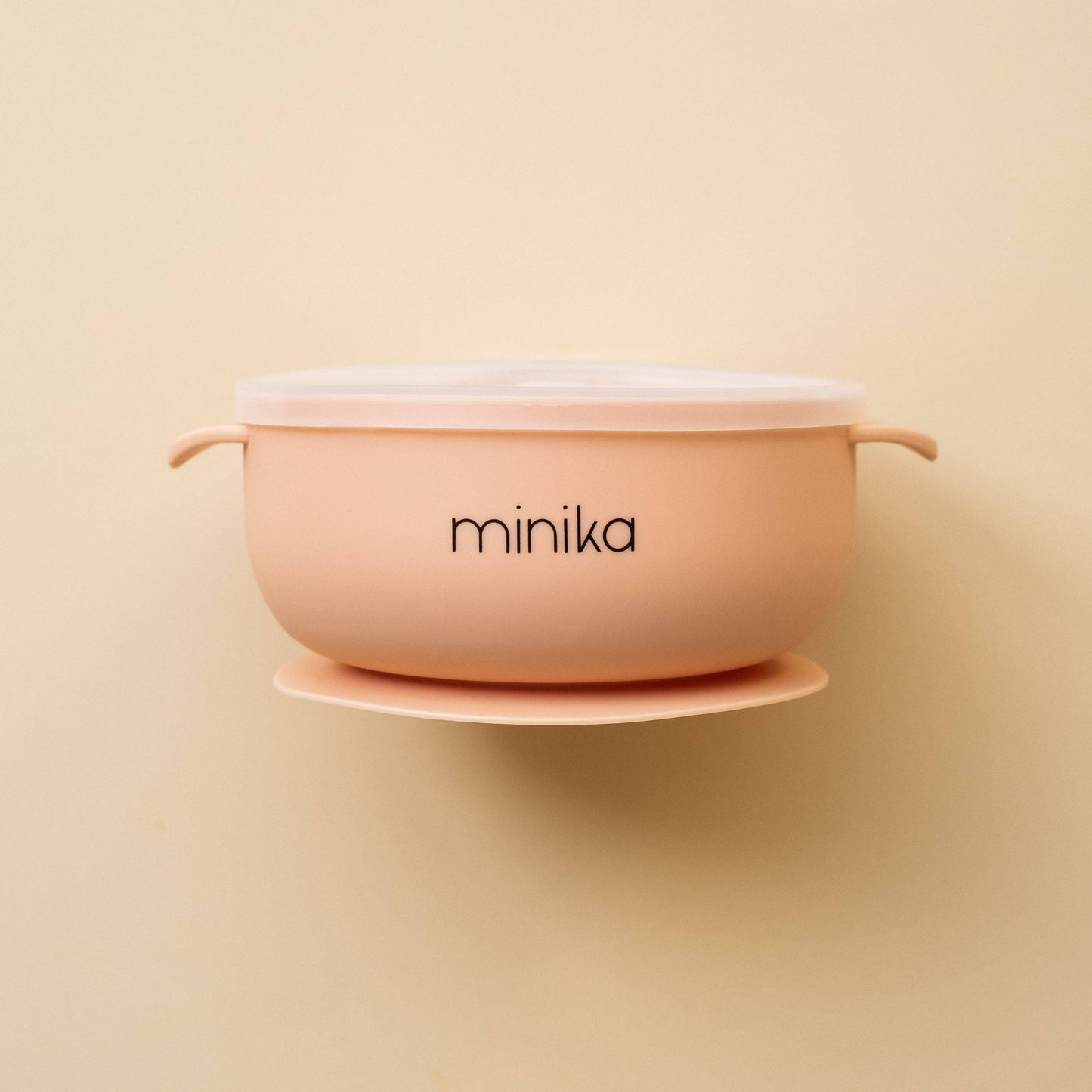 Silicone bowl with lid - Blush