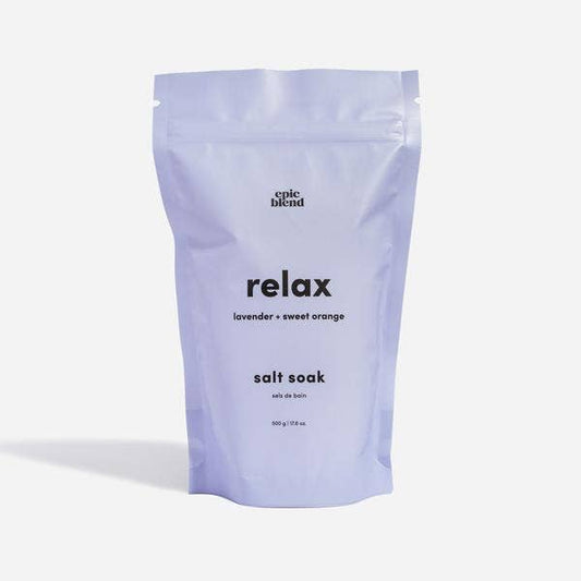 Relax Bath Salts Soak Vegan