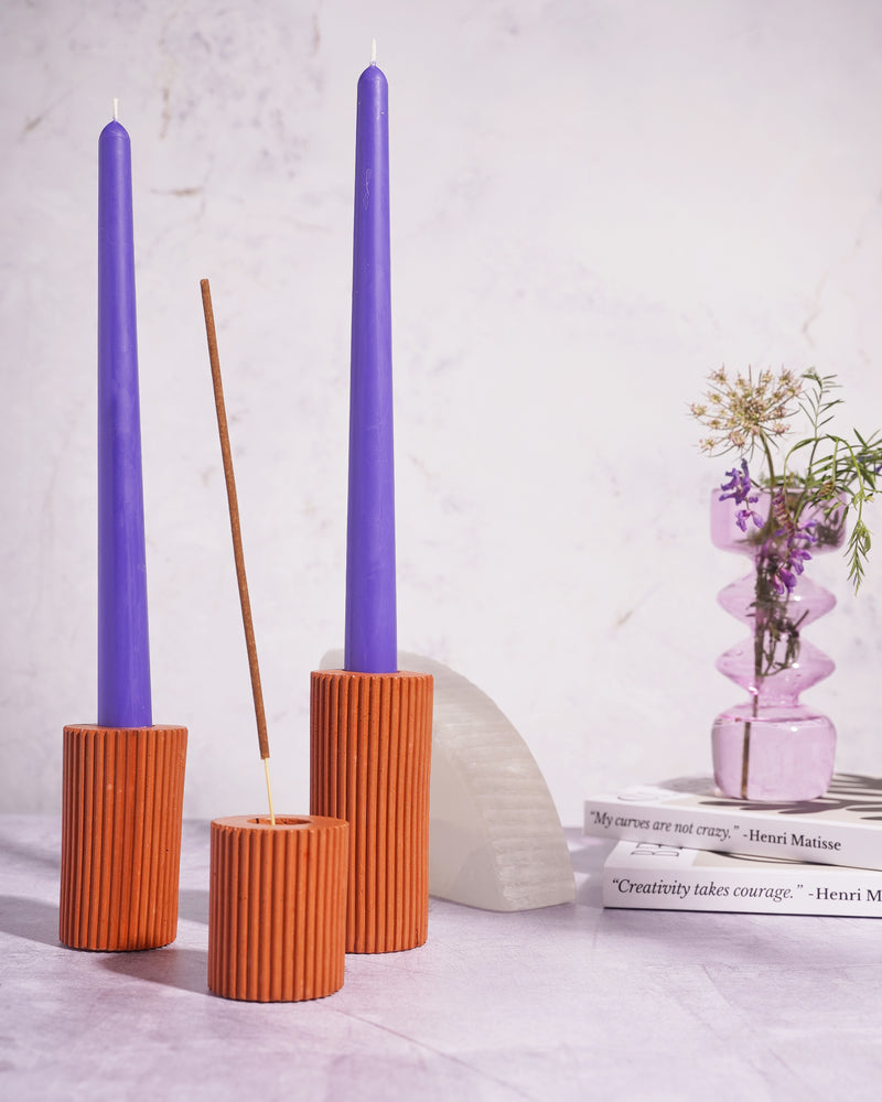 Ebb & Flow Taper Candles (Set of 2)